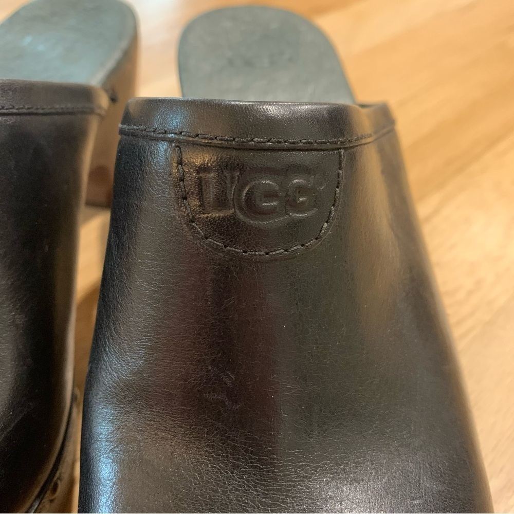 Ugg Abbie Studded Leather Platform Clog Mule US Size 6‎ Winter Fall Bohemian - Picture 3 of 10